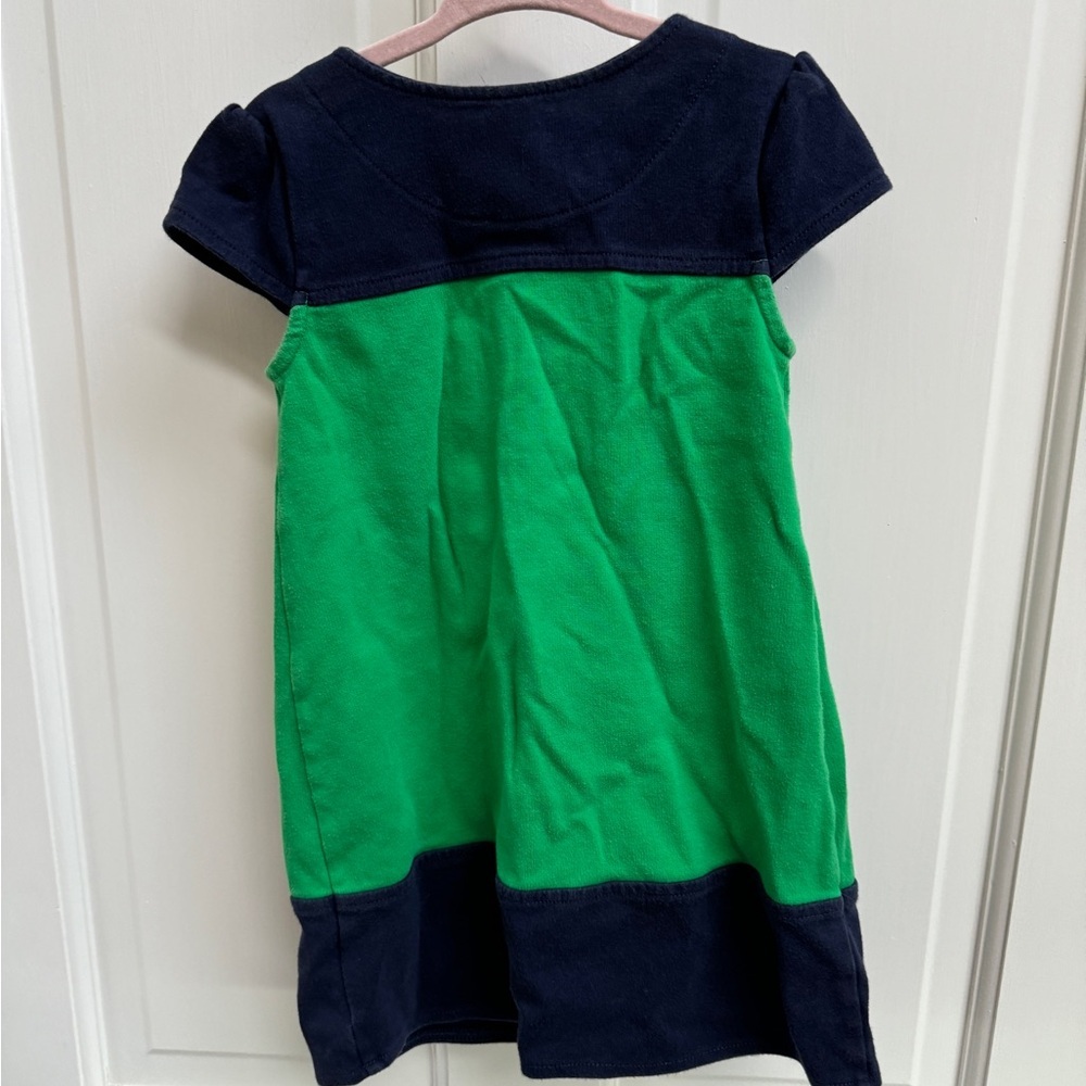 Gymboree Green and Navy Kids Dress - Picture 5 of 5